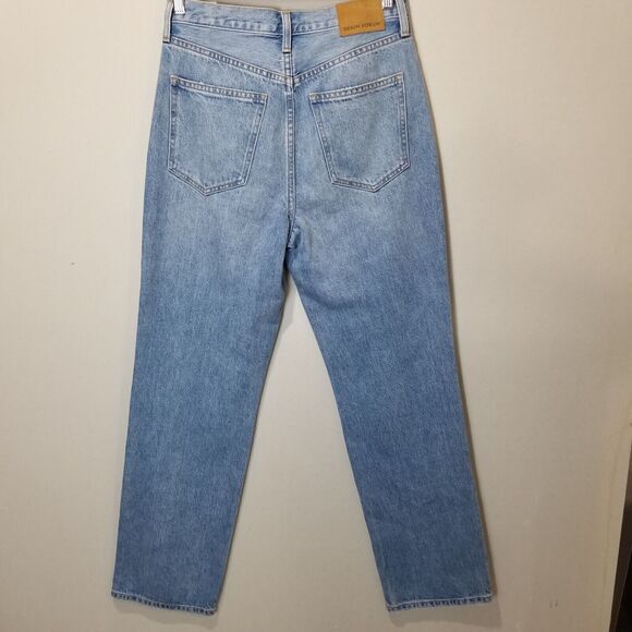 Denim Forum Jeans 26 29L The Joni High Rise Loose Button Fly Aritzia RCX10-6727B - Picture 3 of 12